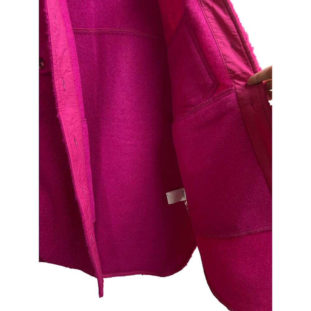 Evereve RD Style Shacket Fuchsia Pink Small Oversized - Picture 9 of 10